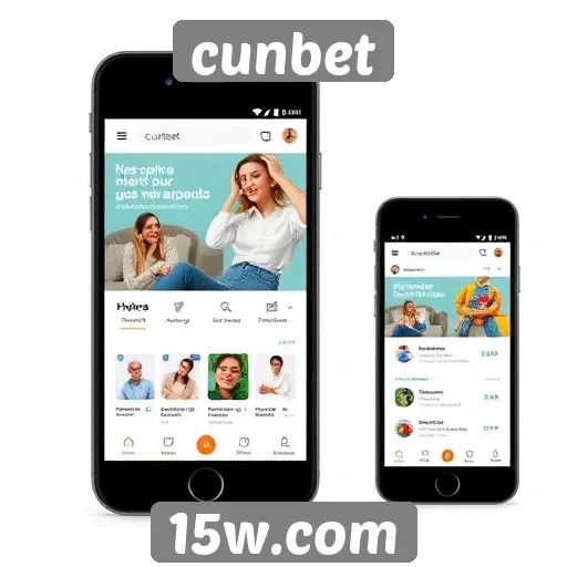 Interface do site cunbet e usabilidade em dispositivos móveis